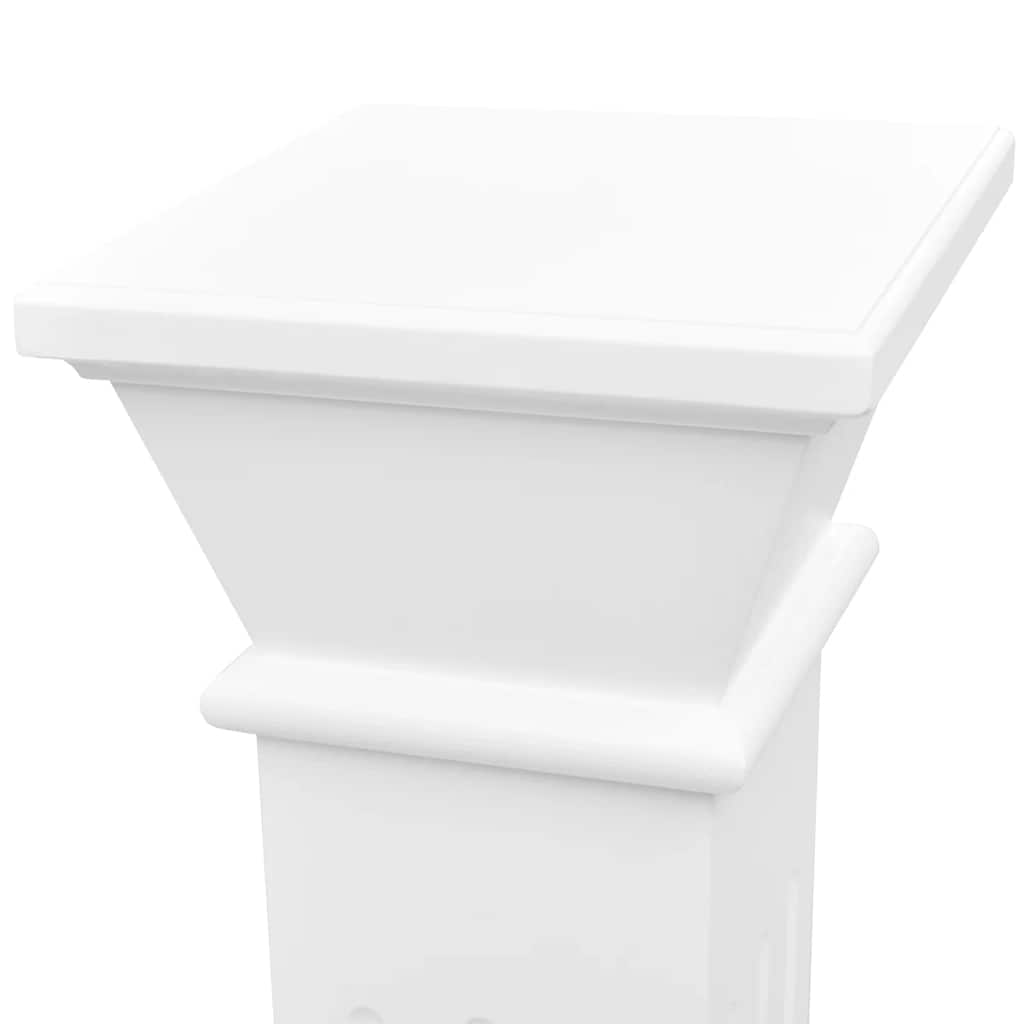 vidaXL Classic Square Pillar Plant Stand MDF