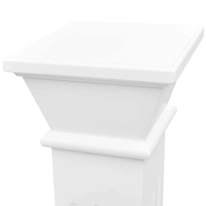 vidaXL Classic Square Pillar Plant Stand MDF