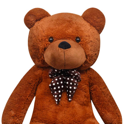 vidaXL XXL Soft Plush Teddy Bear Toy Brown 85 cm