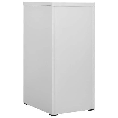 vidaXL Filing Cabinet Light Grey 46x62x102,5 cm Steel