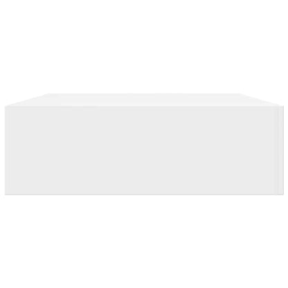vidaXL Wall Shelf | White | MDF | 48 cm | Wall mounting | Wall Shelf