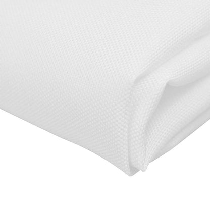 10 Dinner Napkins White 50 x 50 cm