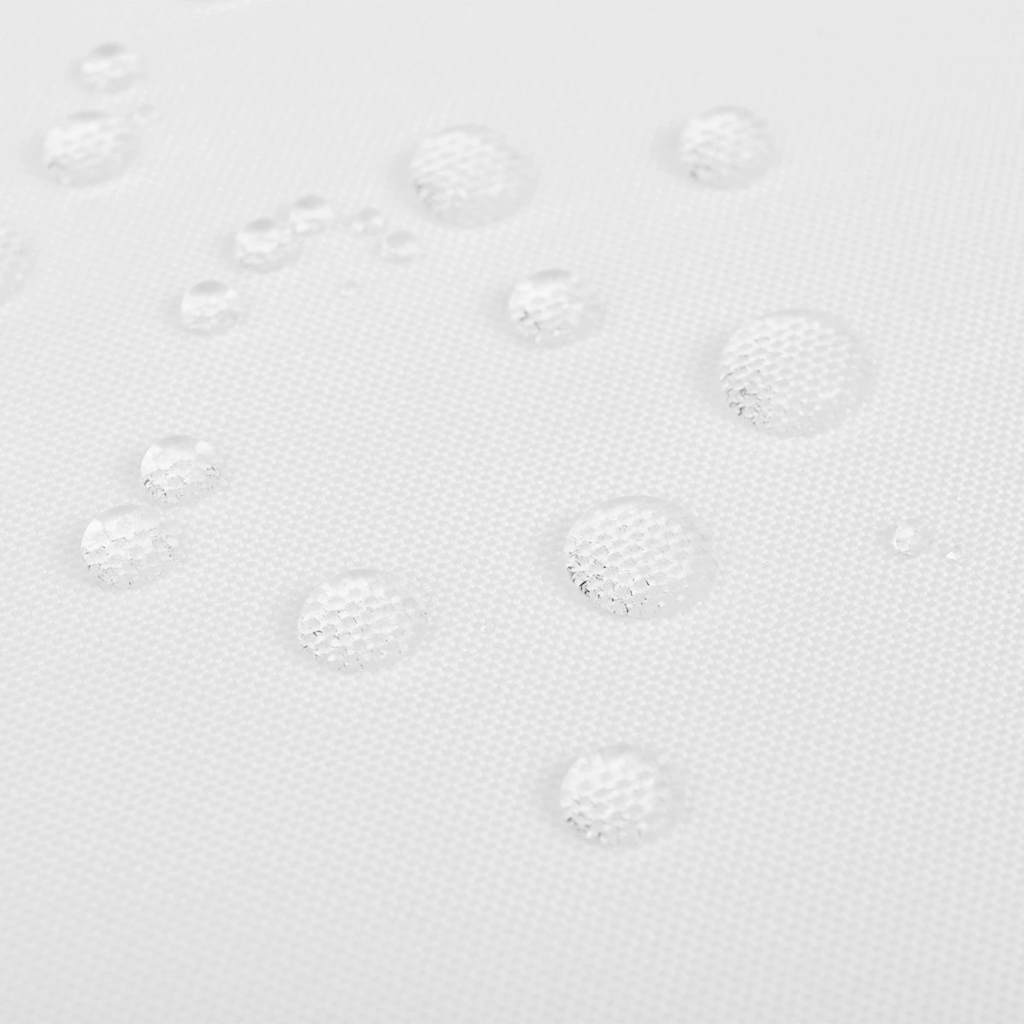 5 Tablecloths White 100 x 100 cm