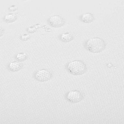 5 Tablecloths White 100 x 100 cm