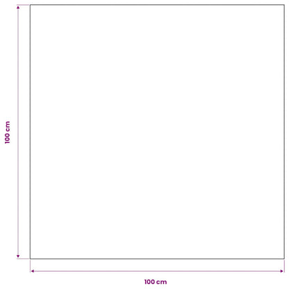 vidaXL 5 Tablecloths White 100 x 100 cm