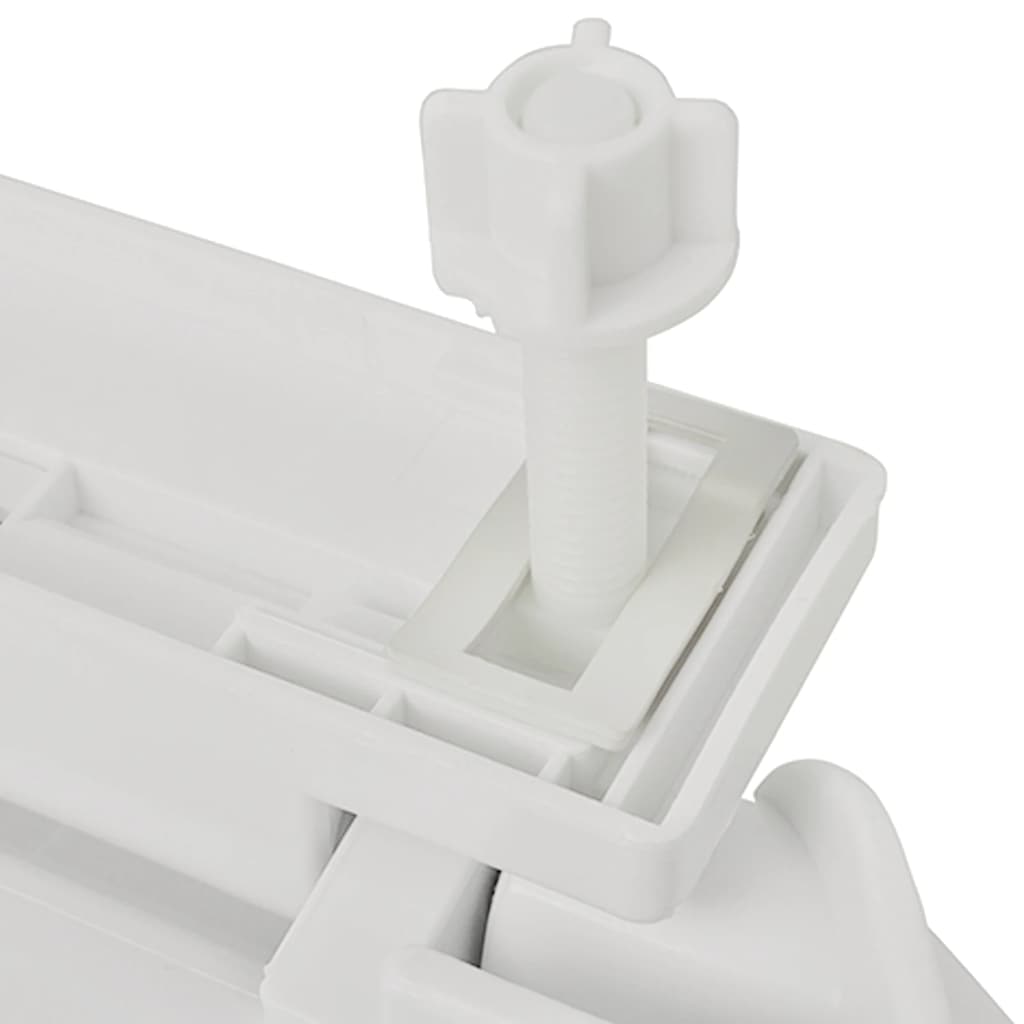 vidaXL Soft-close Toilet Seat White Oval