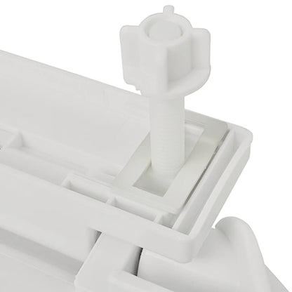 vidaXL Soft-close Toilet Seat White Oval