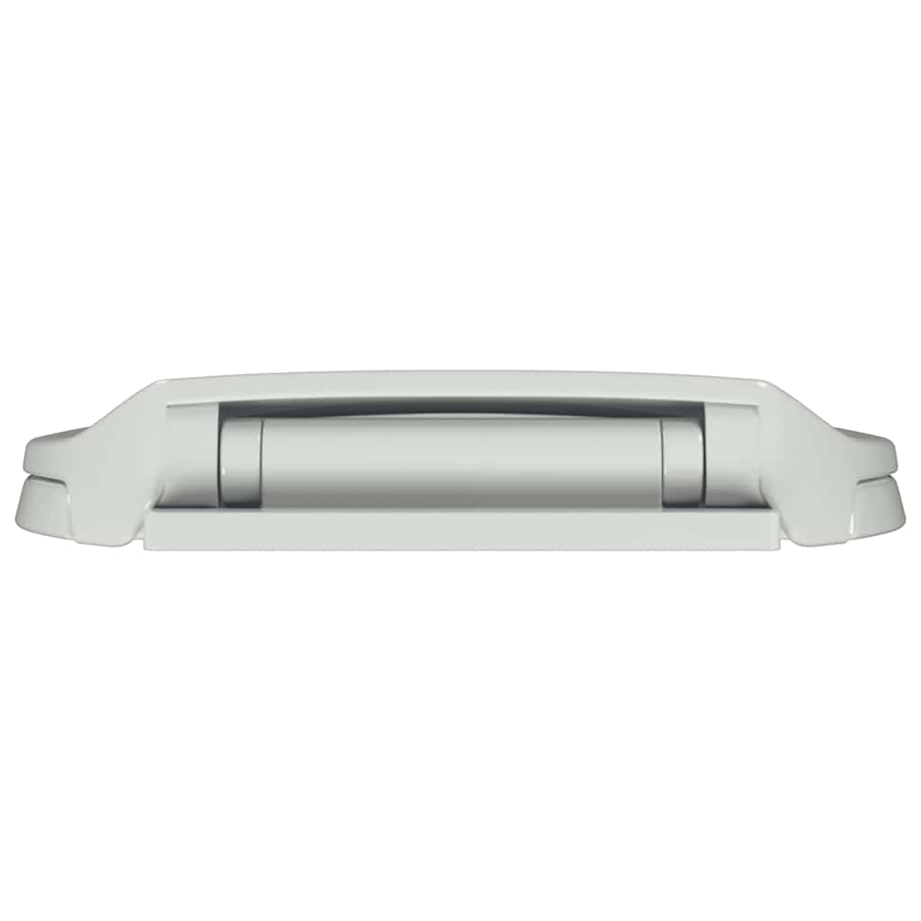 vidaXL Soft-close Toilet Seat White Oval