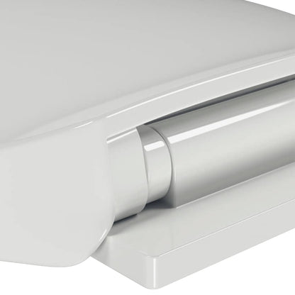 vidaXL Soft-close Toilet Seat White Oval