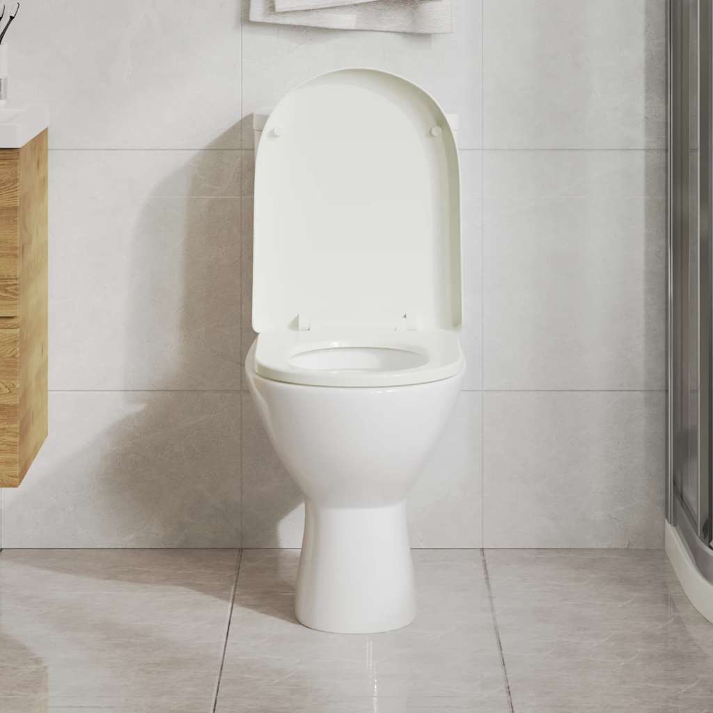 White Soft-close Toilet Seat Square