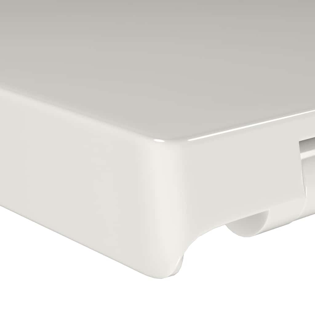 vidaXL Soft-close Toilet Seat with Quick-release Design White Square