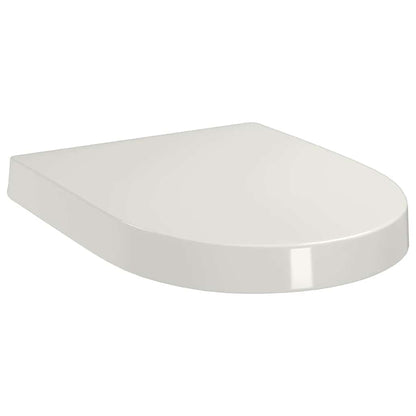 vidaXL Soft-close Toilet Seat with Quick-release Design White Square