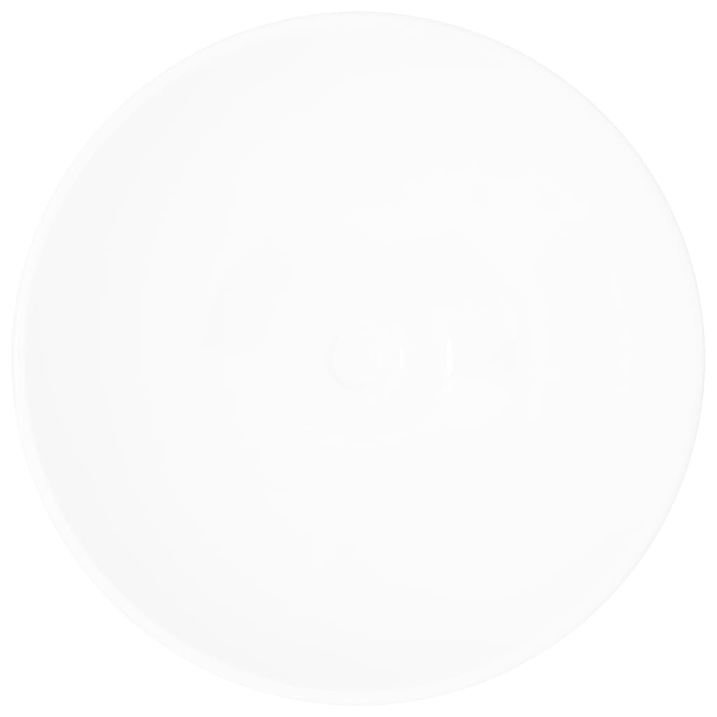 Ceramic Bathroom Sink Basin White Round