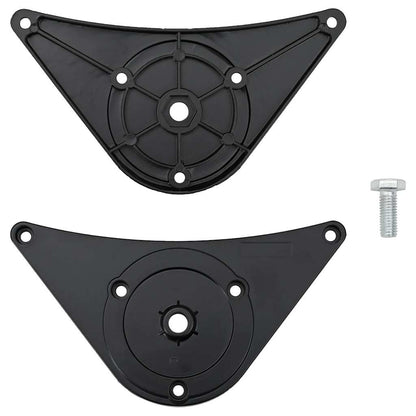 vidaXL Table Leg | Set of 4 | Black | Iron | Standard | Adjustable Feet
