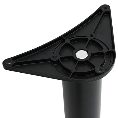 vidaXL Table Leg | Set of 4 | Black | Iron | Standard | Adjustable Feet