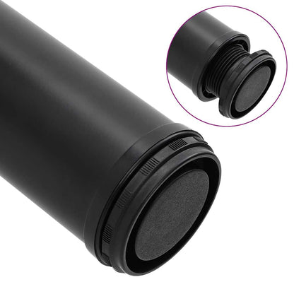 vidaXL Table Leg | Set of 4 | Black | Iron | Standard | Adjustable Feet