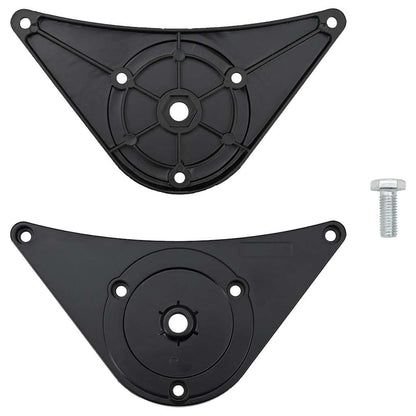 vidaXL Table Leg | Set of 4 | Black | Iron | Medium | Adjustable Feet