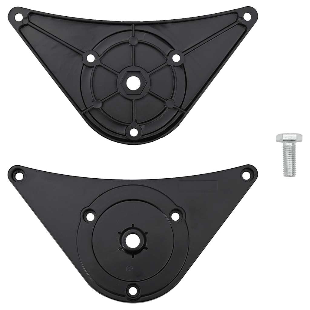 vidaXL Table Leg | Set of 4 | Black | Iron | Extra Tall | Adjustable Feet