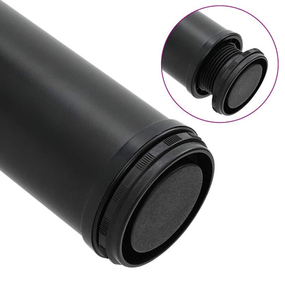 vidaXL Table Leg | Set of 4 | Black | Iron | Extra Tall | Adjustable Feet