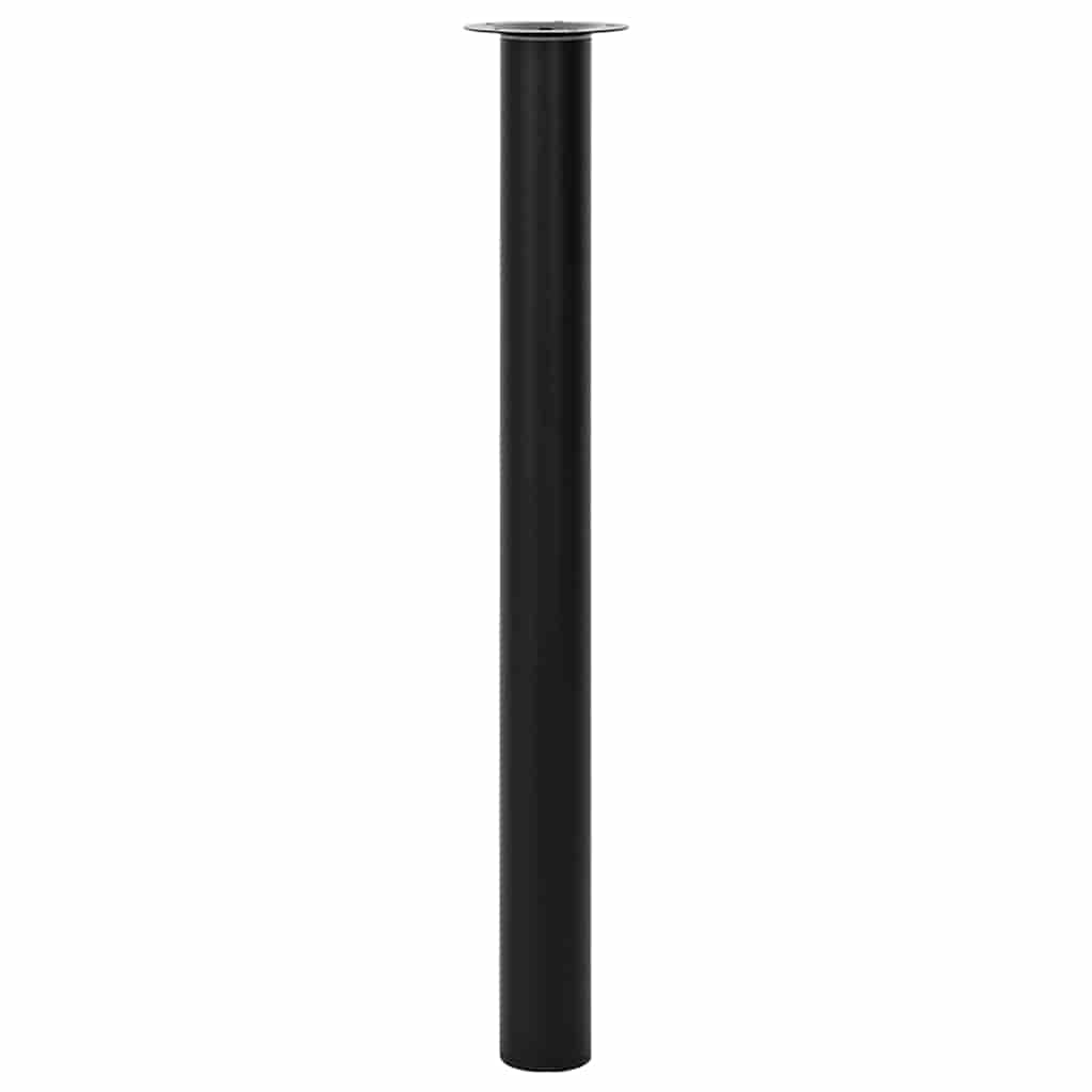 vidaXL Table Leg | Set of 2 | Black | Iron | Telescopic tech