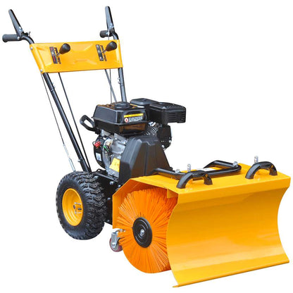 141978 Multifunctional Petrol-powered Snow Plough/Sweeper Set 6,5HP
