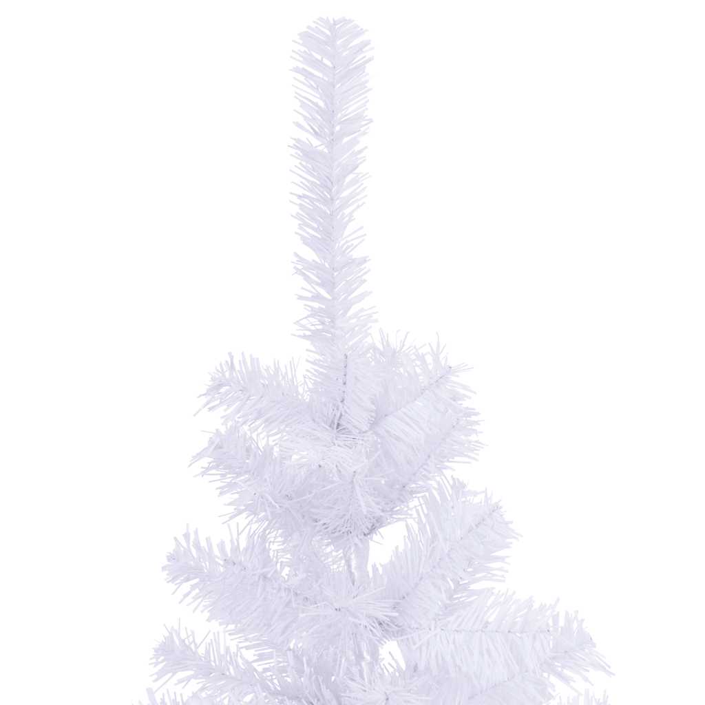 vidaXL Artificial Christmas Trees | White | PVC, Plastic | Medium | Foldable