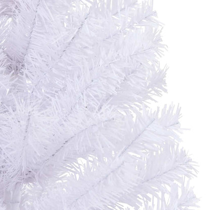 vidaXL Artificial Christmas Trees | White | PVC, Plastic | Medium | Foldable