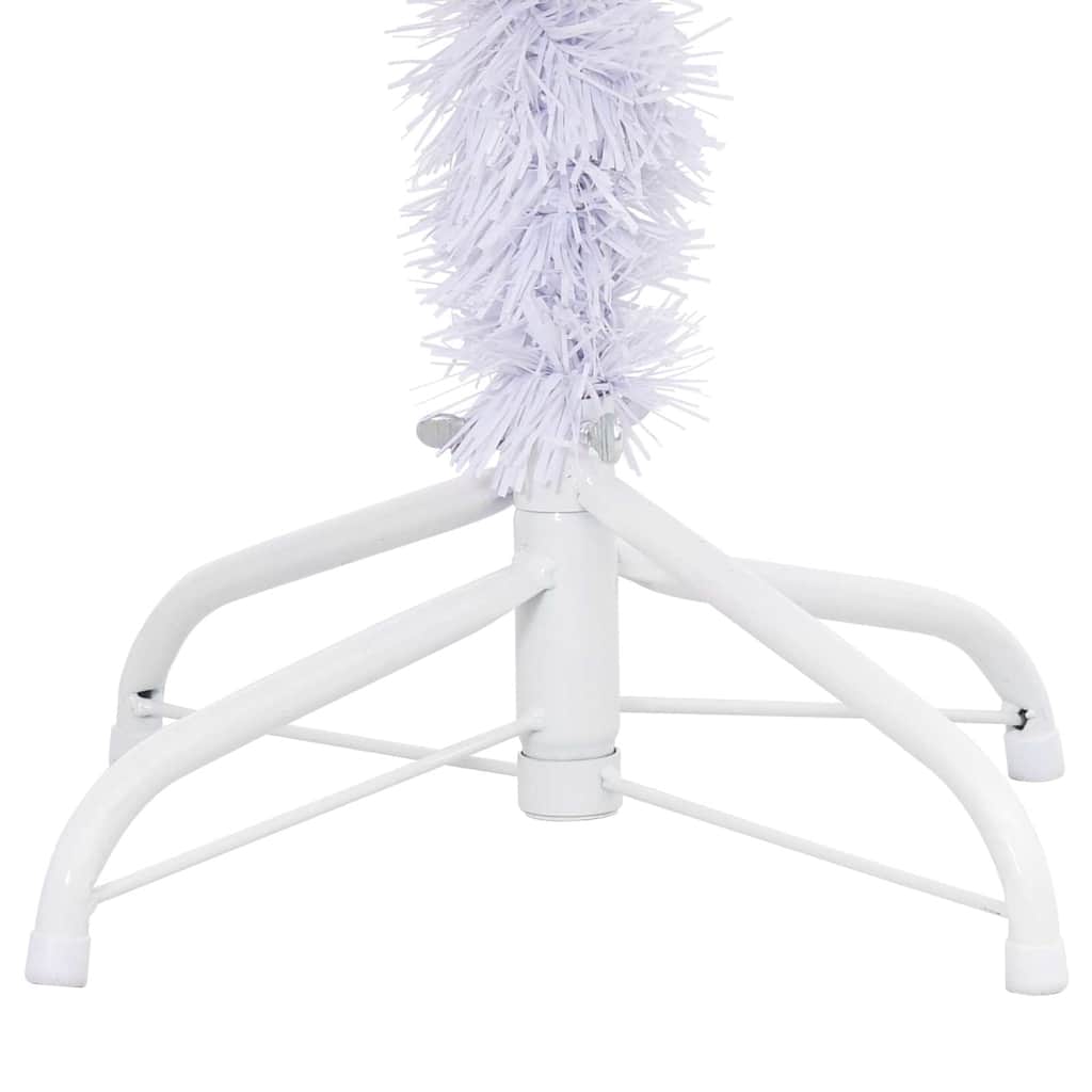 vidaXL Artificial Christmas Trees | White | PVC, Plastic | Medium | Foldable