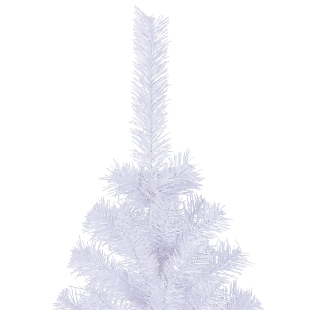 vidaXL Christmas Tree | White | PVC, Steel | Large | Foldable
