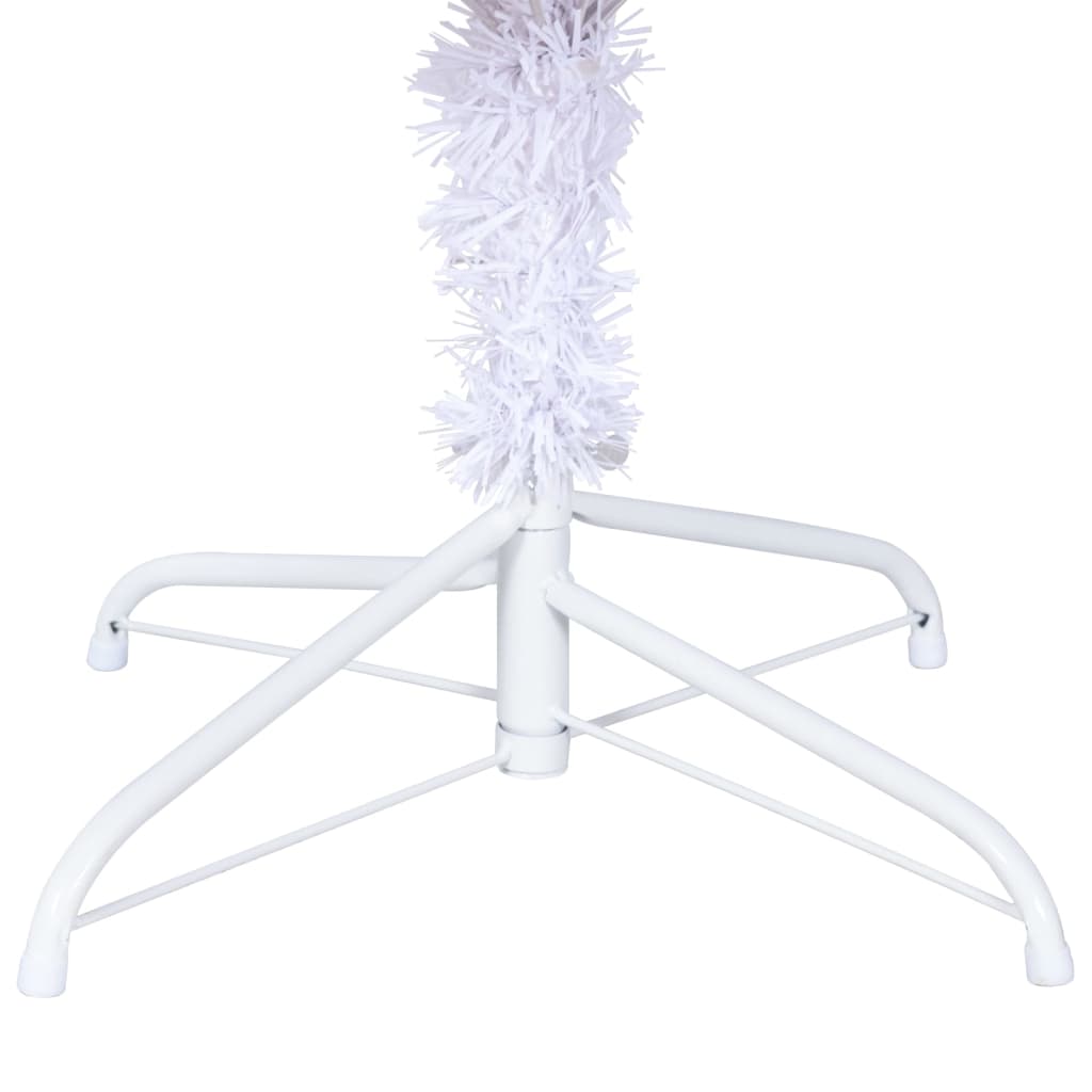 vidaXL Christmas Tree | White | PVC, Steel | Large | Foldable