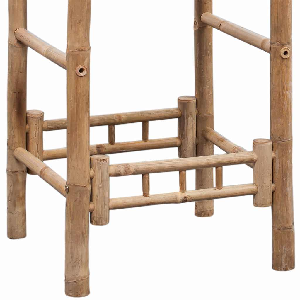 vidaXL Bar Stools 2 pcs Bamboo