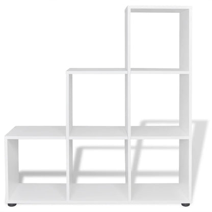 vidaXL Staircase Bookcase/Display Shelf 107 cm White