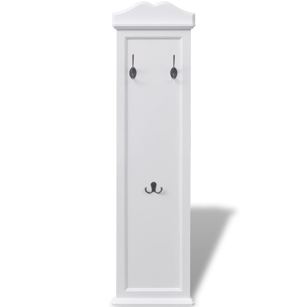 vidaXL Coat Racks 2 pcs White