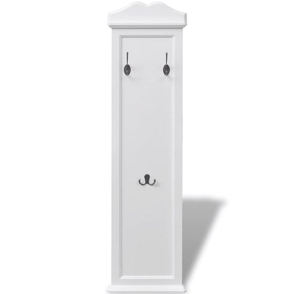 242437 vidaXL Coat Racks 2 pcs White