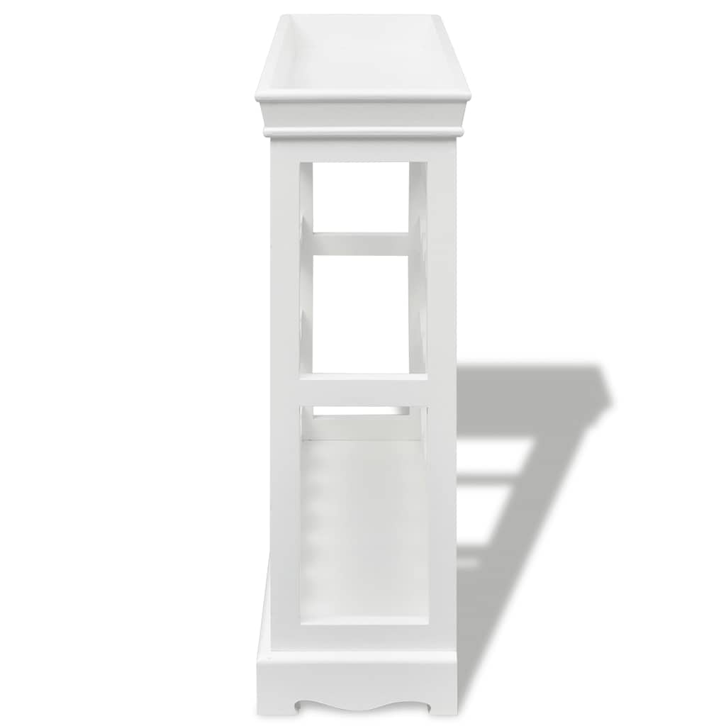 242438 vidaXL Wine Cabinet "Abreu" White