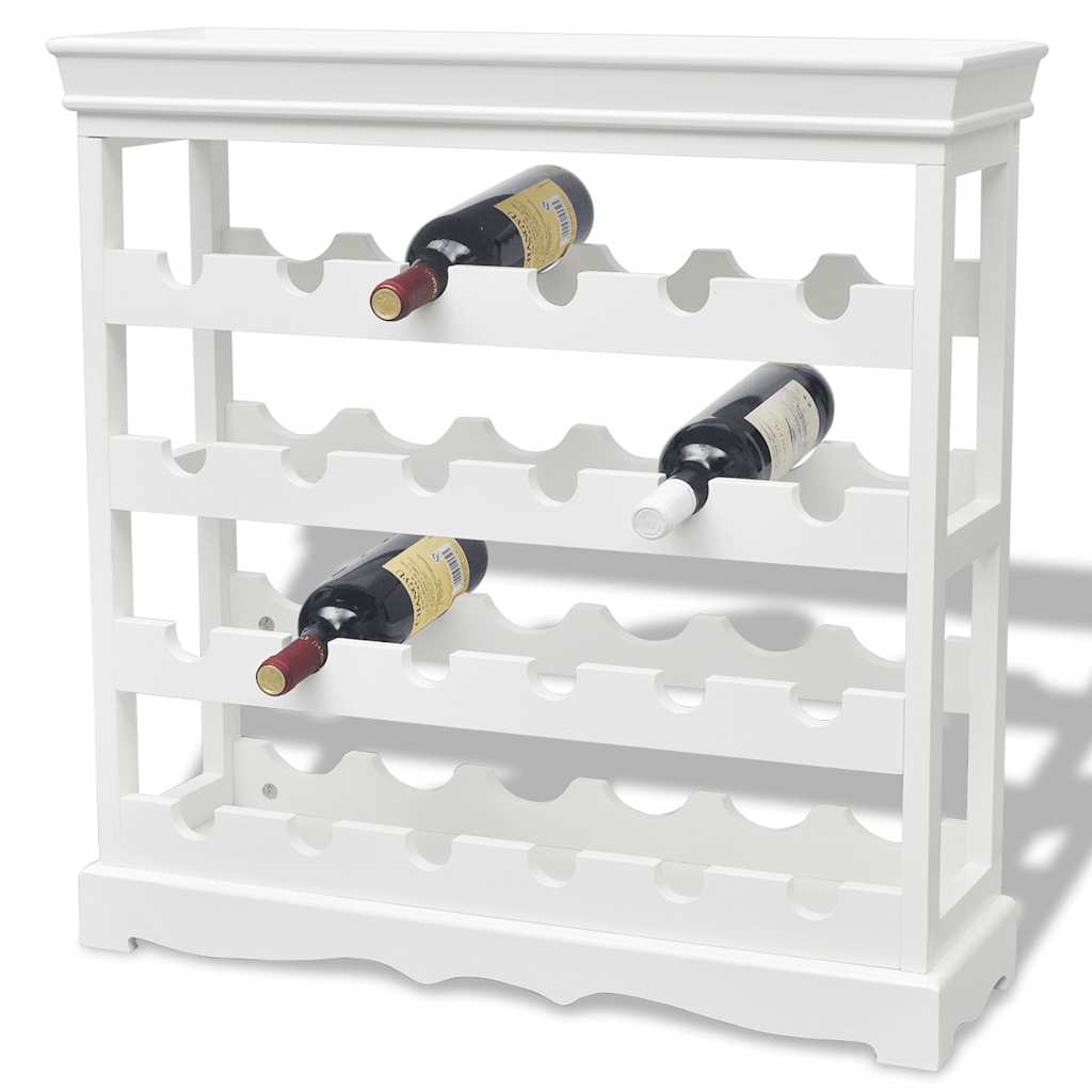 242438 vidaXL Wine Cabinet "Abreu" White