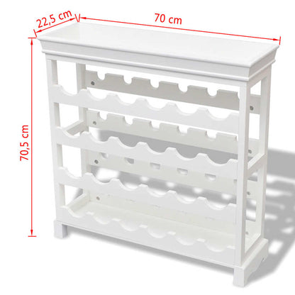 242438 vidaXL Wine Cabinet "Abreu" White