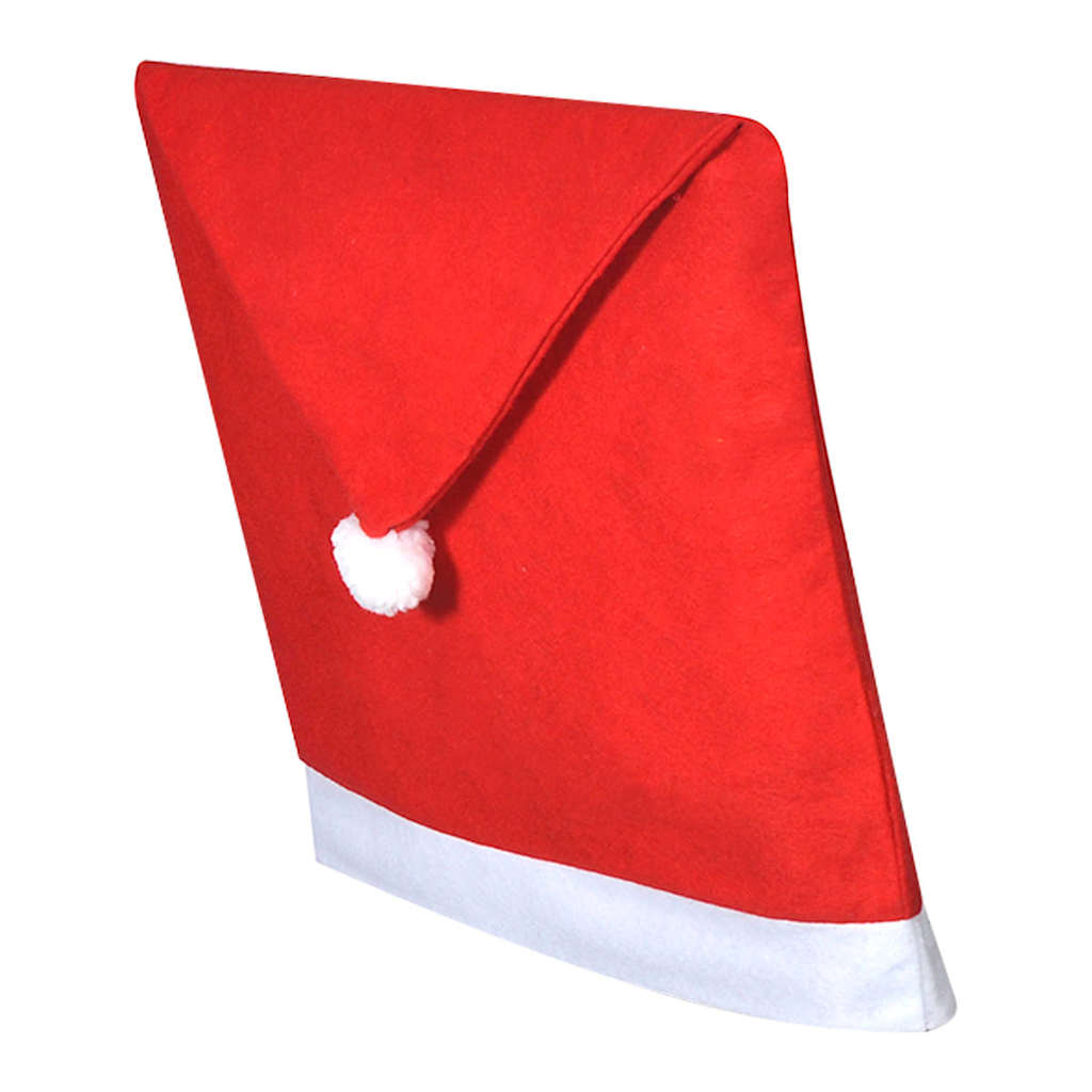 131012 6 Santa Claus Hat Chair Back Covers