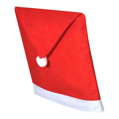 131012 6 Santa Claus Hat Chair Back Covers