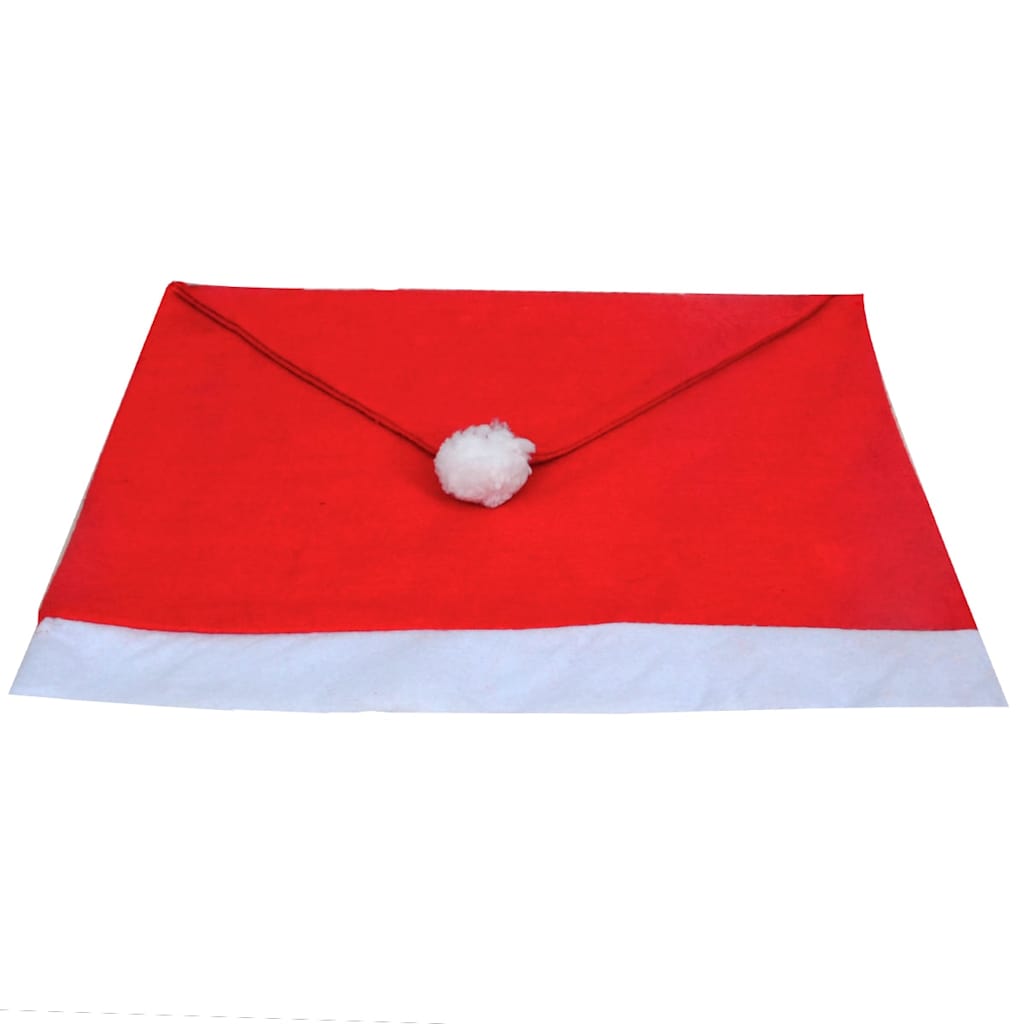 131012 6 Santa Claus Hat Chair Back Covers