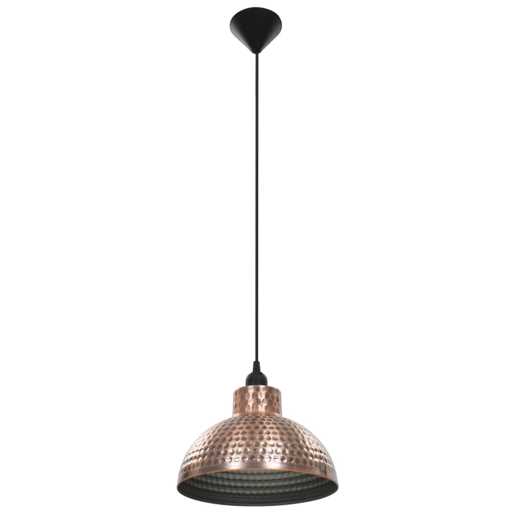 vidaXL Ceiling Lamps 2 pcs Semi-spherical Copper Colour