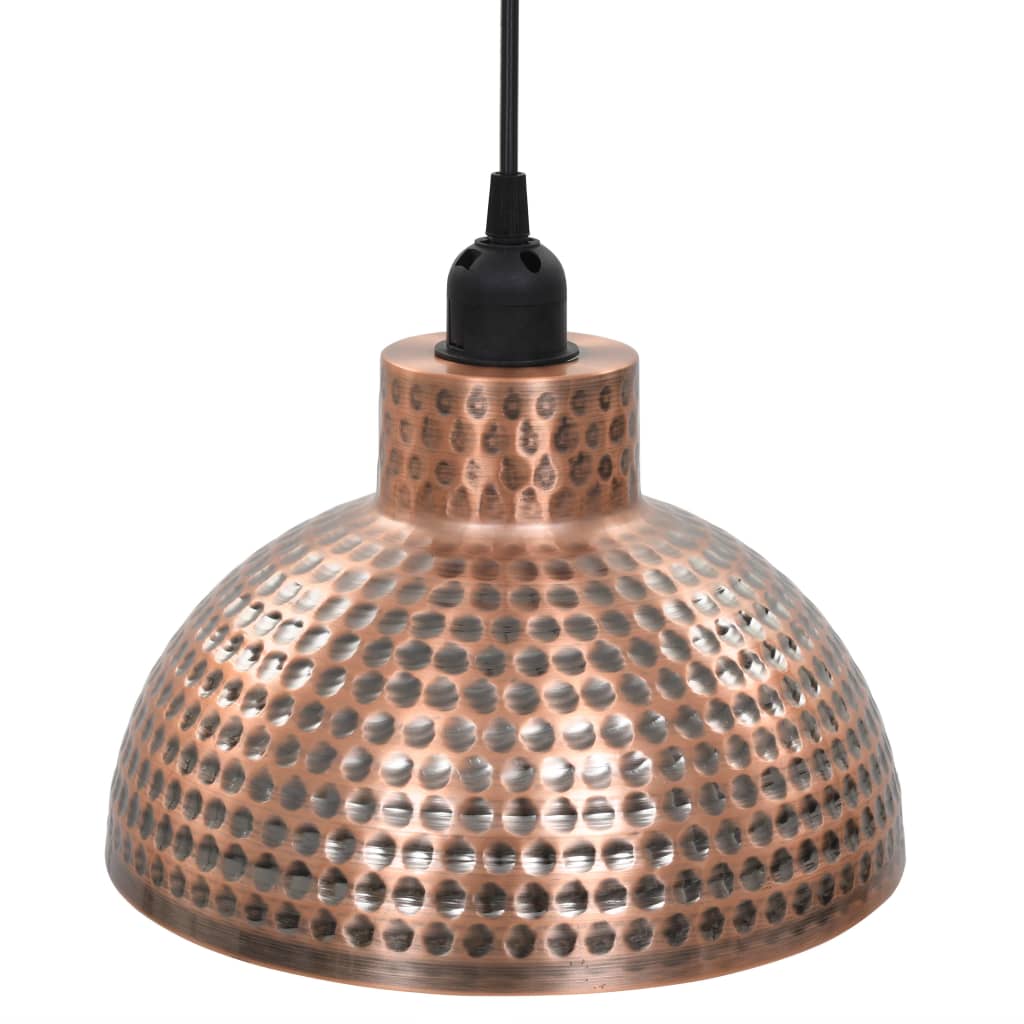 vidaXL Ceiling Lamps 2 pcs Semi-spherical Copper Colour