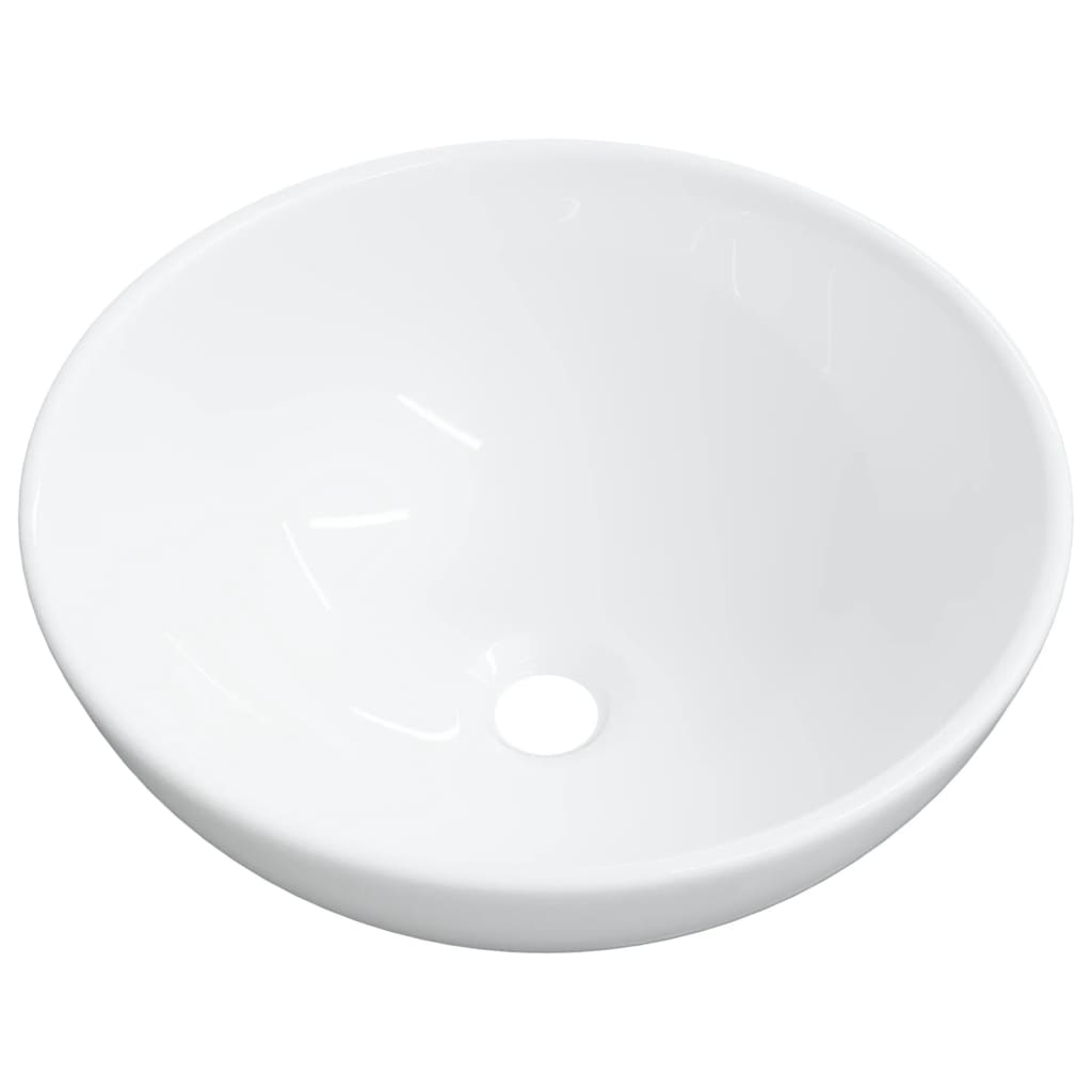 vidaXL Wash Basin White 28x28x10 cm Ceramic