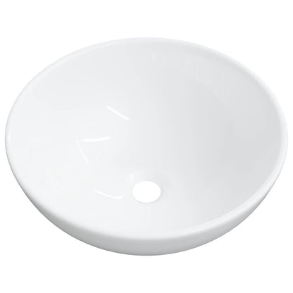 vidaXL Wash Basin White 28x28x10 cm Ceramic