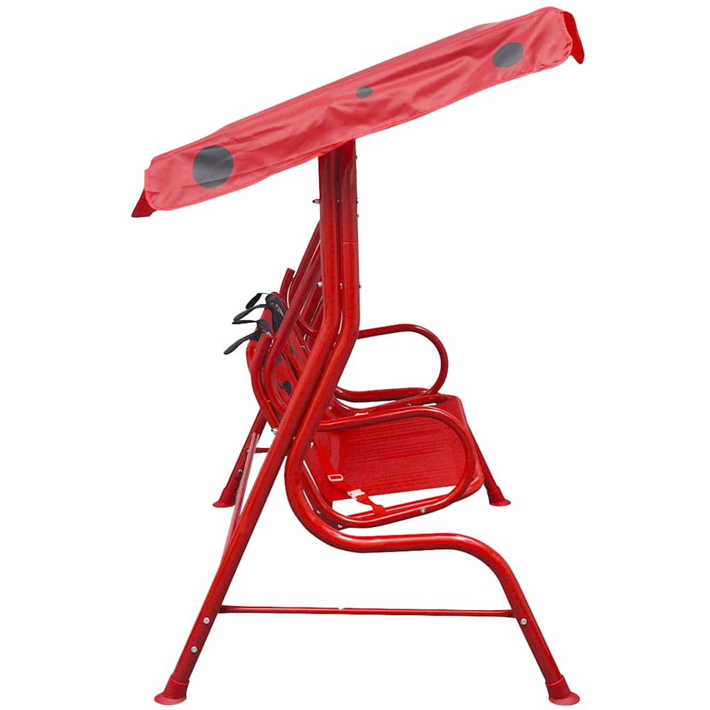 41840 vidaXL Kids Swing Seat Red