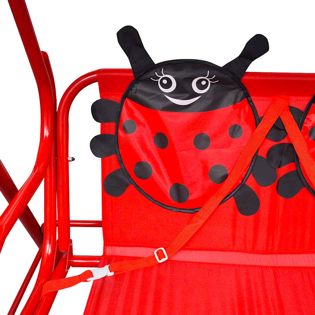 41840 vidaXL Kids Swing Seat Red