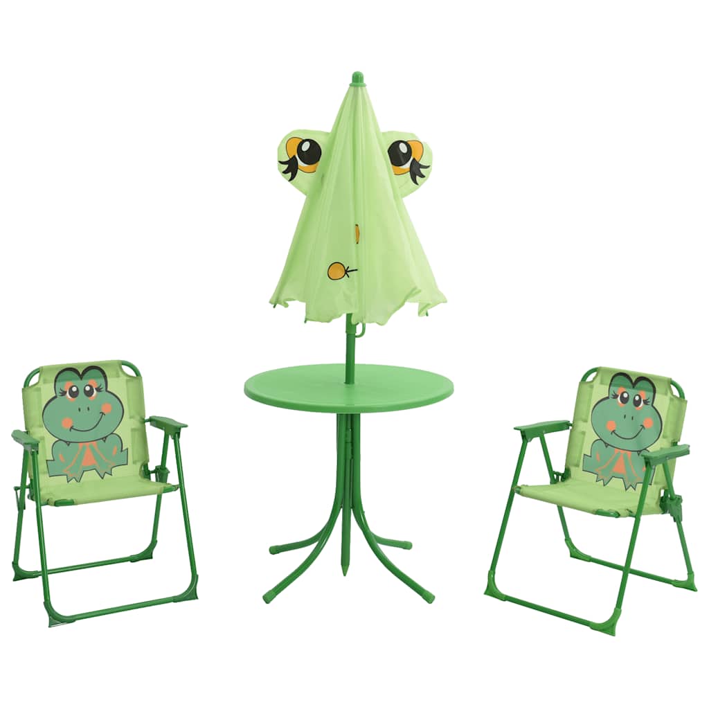 vidaXL Patio Furniture | Green | Steel, Polyester | Small | Foldable