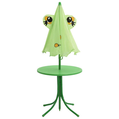 vidaXL Patio Furniture | Green | Steel, Polyester | Small | Foldable