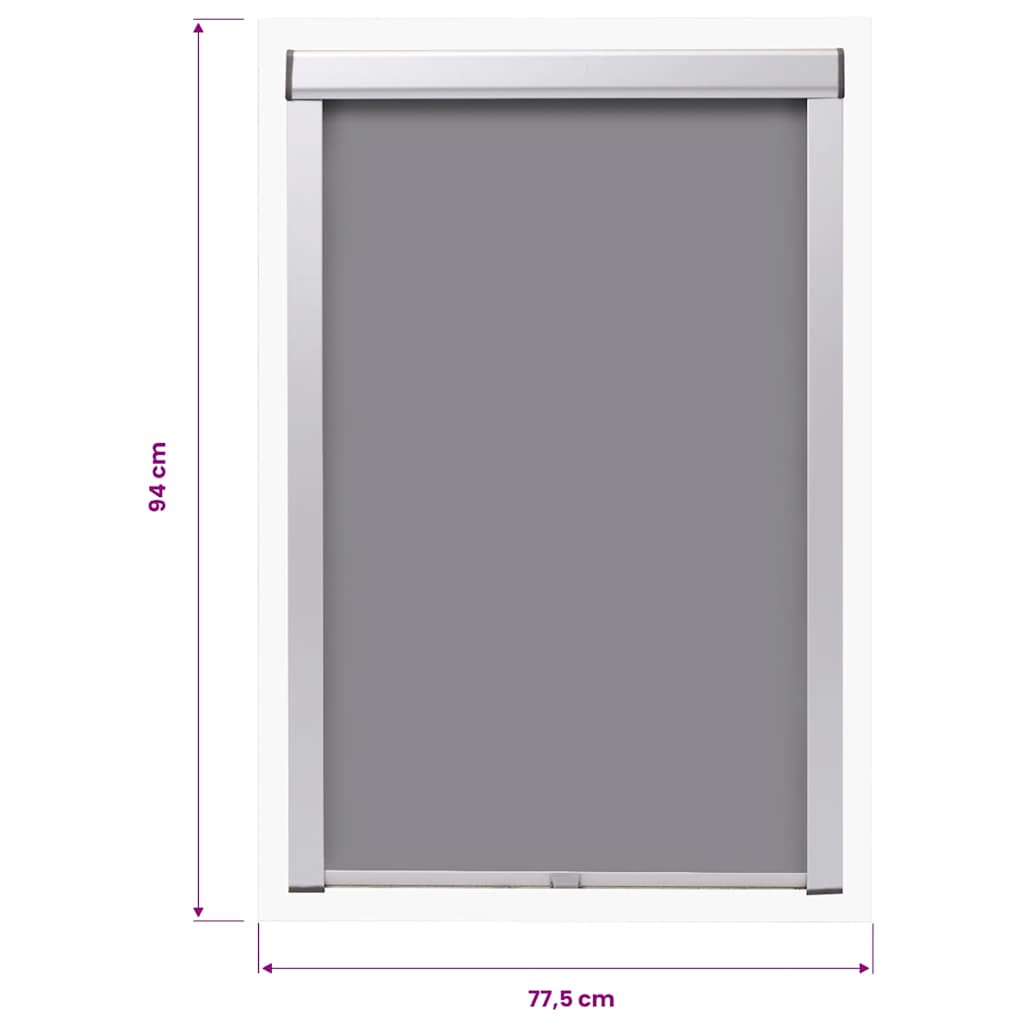 vidaXL Blackout Roller Blinds Grey P06/406 GGL and GGU