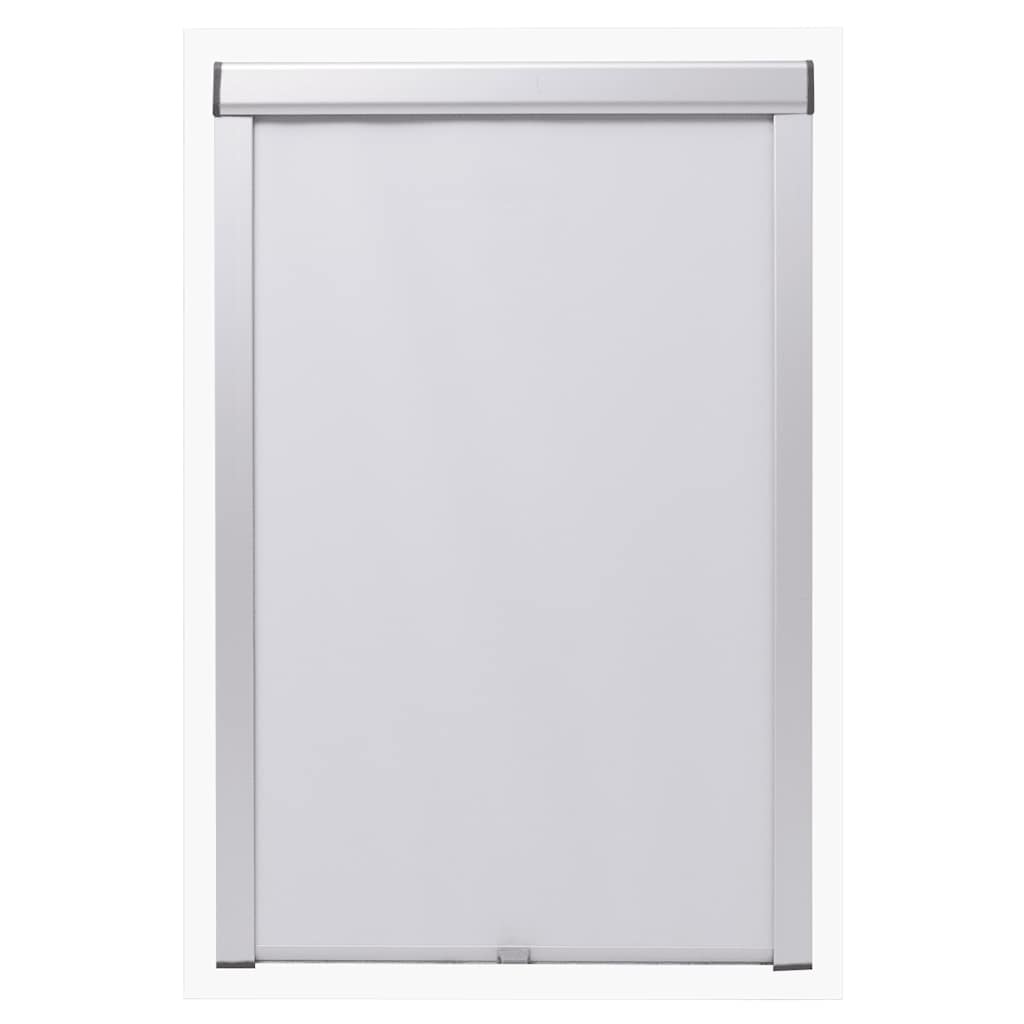 131280 vidaXL Blackout Roller Blinds White C04